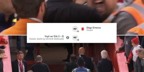 遭绝杀后染红！西蒙尼：被骂了90分钟，我行为不合理但我也是人